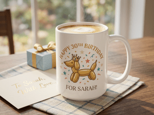 Personalised birthday mug made to order