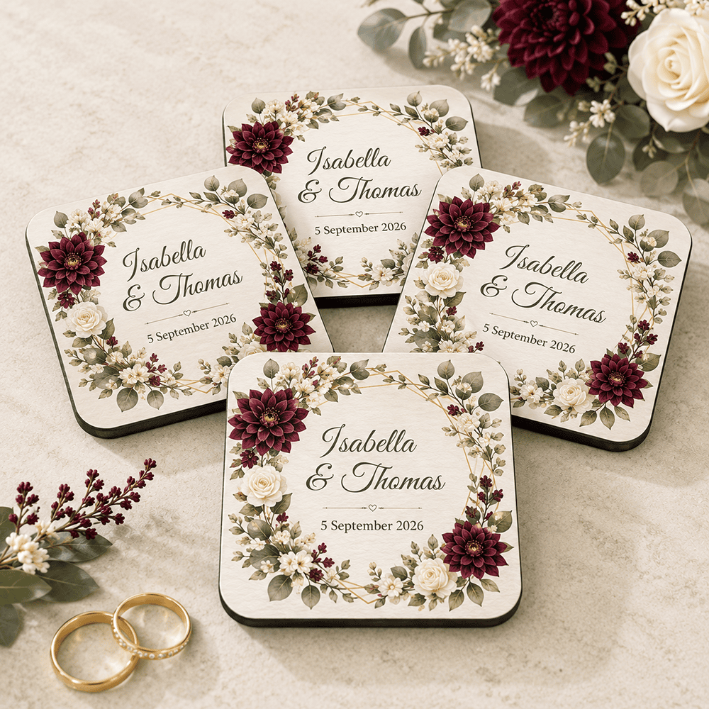MDF Coaster (4pcs) - Image 2